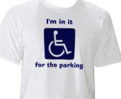 I'm in it for the parking