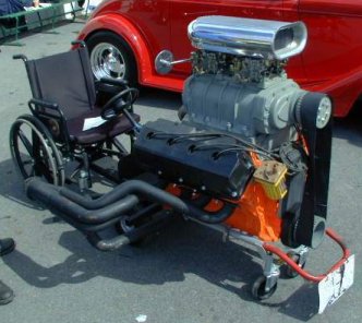 V8 364 Hemi powered wheelchair